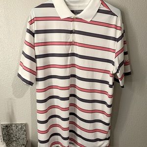 Nike Golf Purple and Pink Dri-Fit Polo - Large